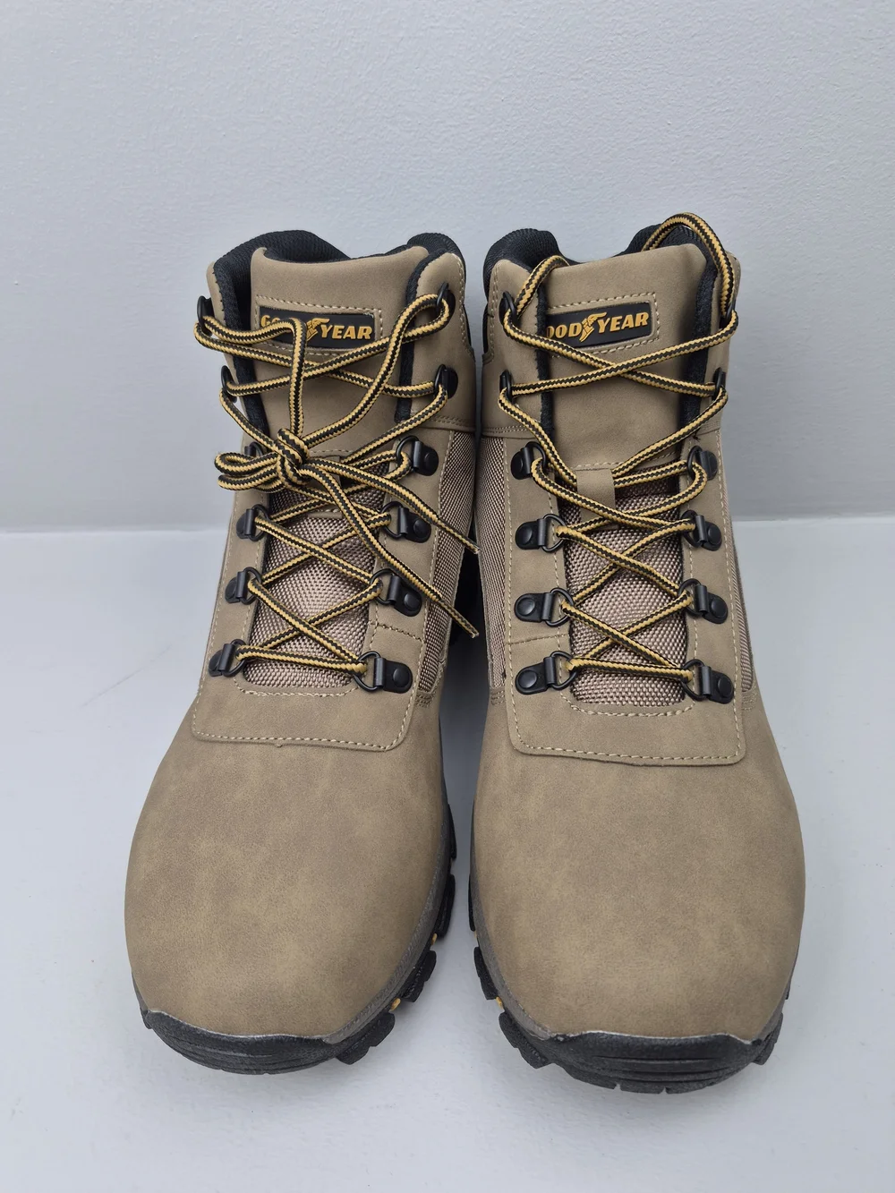 EUC Goodyear Montana-P Men's Waterproof Work & Safety Boots Men Size 10w Walnut